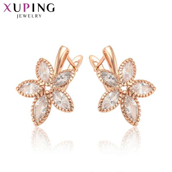 xuping fashion rose gold color plated hoops earrings for women's beautiful jewelry christmas day gifts 80136, Golden;silver
xuping fashion rose gold color plated hoops earrings for women's beautiful jewelry christmas day gifts 80136, Golden;silver