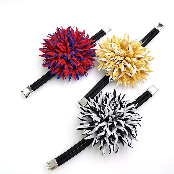 yd&ydbz new 3 colors flower bracelets women charm bracelet bohemia handmade jewelry rubber material black red yellow bracelets, Red;blue
yd&ydbz new 3 colors flower bracelets women charm bracelet bohemia handmade jewelry rubber material black red yellow bracelets, Red;blue