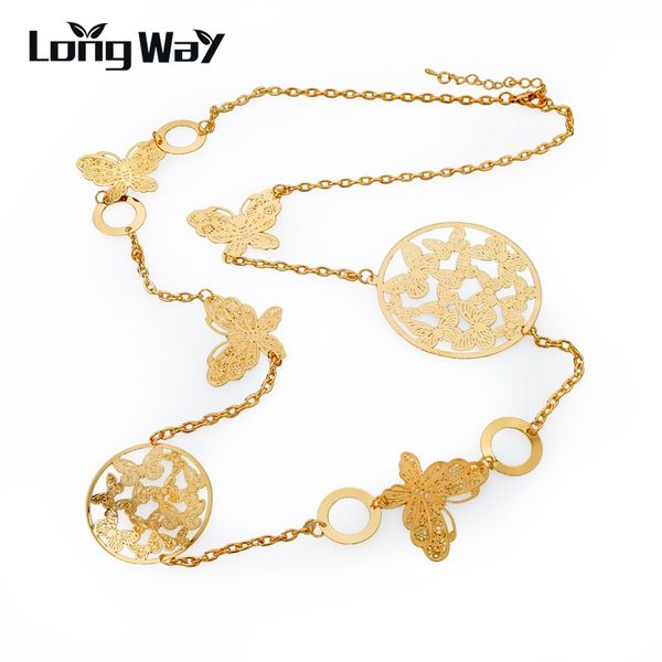 longway long necklace women gold color chain necklace long statement butterfly necklaces pendants women accessories sne150845, Silver
longway long necklace women gold color chain necklace long statement butterfly necklaces pendants women accessories sne150845, Silver