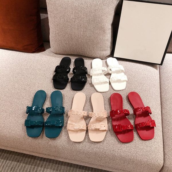 2020 new designer paris womens slipper summer sandals beach slide slippers girls flip flops chain jelly slippers, Black
2020 new designer paris womens slipper summer sandals beach slide slippers girls flip flops chain jelly slippers, Black