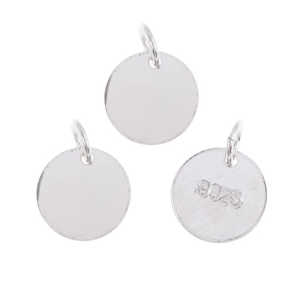 925 sterling silver flat round circle blank coins drop stamping charms bail pendants jewelry findings for diy craft 6/8/10mm, Black
925 sterling silver flat round circle blank coins drop stamping charms bail pendants jewelry findings for diy craft 6/8/10mm, Black
