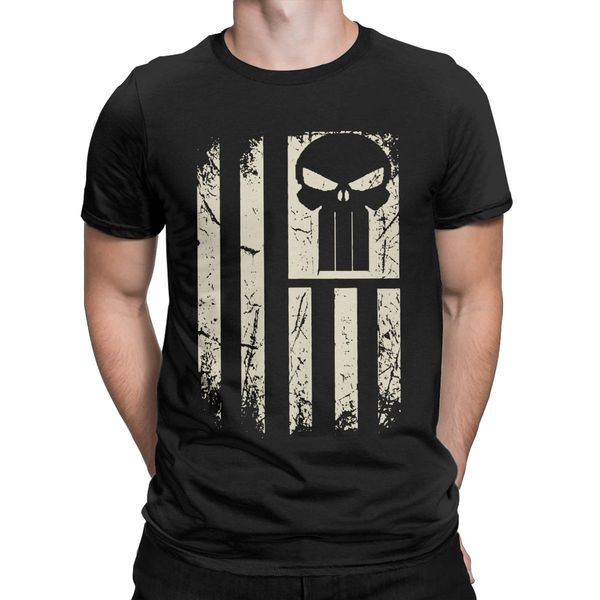 the punisher skull t-shirt for men american warrior casual 100% cotton tee shirt round collar short sleeve t shirts graphic
the punisher skull t-shirt for men american warrior casual 100% cotton tee shirt round collar short sleeve t shirts graphic