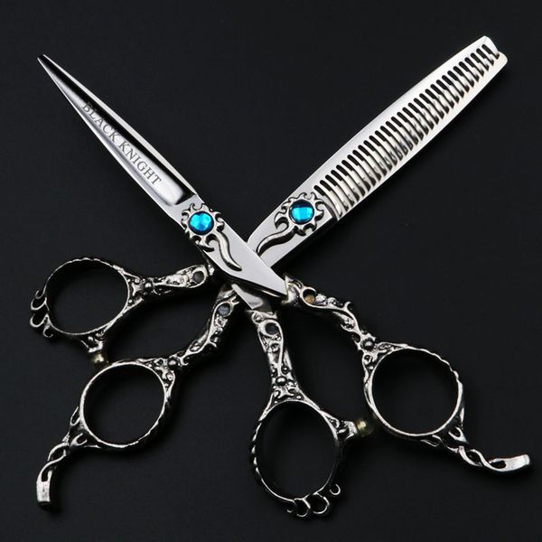 black knight 6 inch professional hair scissors hairdressing beauty salon cutting and thinning set barber shears tools
black knight 6 inch professional hair scissors hairdressing beauty salon cutting and thinning set barber shears tools