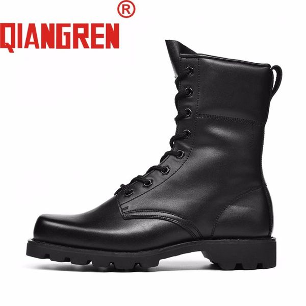 qiangren factory direct мужская натуральная кожа черный тактические сапоги мужской открытом воздухе обувь militar безопасности botas militar, Black
qiangren factory direct мужская натуральная кожа черный тактические сапоги мужской открытом воздухе обувь militar безопасности botas militar, Black