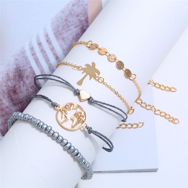 5 pcs/ set new fashion women heart letter love leafl beads chain multilayer bangle and gold bracelet set charm girl jewelry gift, Golden;silver
5 pcs/ set new fashion women heart letter love leafl beads chain multilayer bangle and gold bracelet set charm girl jewelry gift, Golden;silver