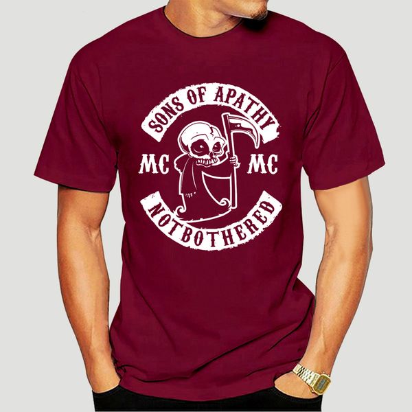 sons of apathy - anarchy gang patch reaper anarchy mens funny biker t shirt-2628d