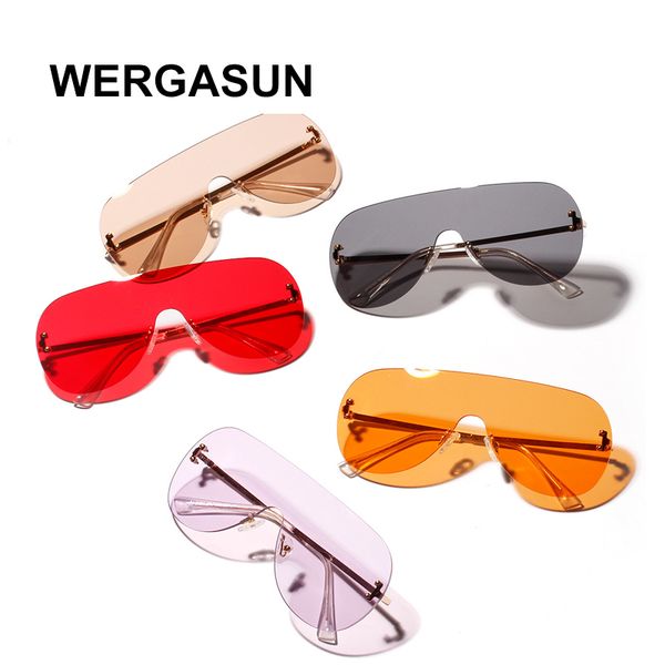 wergasun flat oversized women sunglasses retro shield shape luxy brand design big frame shades sunglasses women uv400, White;black
wergasun flat oversized women sunglasses retro shield shape luxy brand design big frame shades sunglasses women uv400, White;black