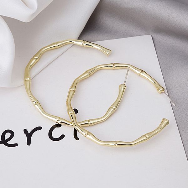 hoop & huggie simple bamboo earrings gold color fashion big circle hoops statement for women party jewelry large earring, Golden;silver
hoop & huggie simple bamboo earrings gold color fashion big circle hoops statement for women party jewelry large earring, Golden;silver