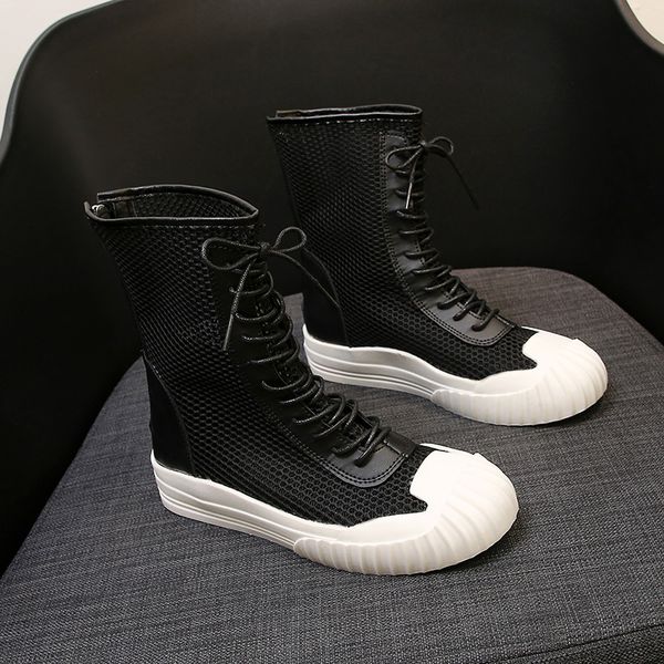 women flat botttom knitted socks boots high short boots female 2020 spring autumn casual woven mesh increased martin, Black
women flat botttom knitted socks boots high short boots female 2020 spring autumn casual woven mesh increased martin, Black