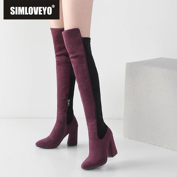 simloveyo stretch over the knee boots womens high heels thigh high boots autumn winter party dress shoes woman bota b887, Black
simloveyo stretch over the knee boots womens high heels thigh high boots autumn winter party dress shoes woman bota b887, Black