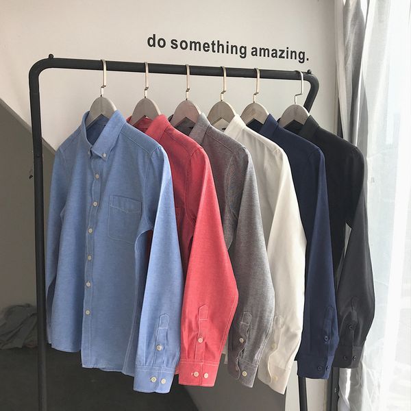 men's casual shirts shirt cotton youth pocket solid color clothing loose button cardigan large size 5xl spring and autumn, White;black
men's casual shirts shirt cotton youth pocket solid color clothing loose button cardigan large size 5xl spring and autumn, White;black