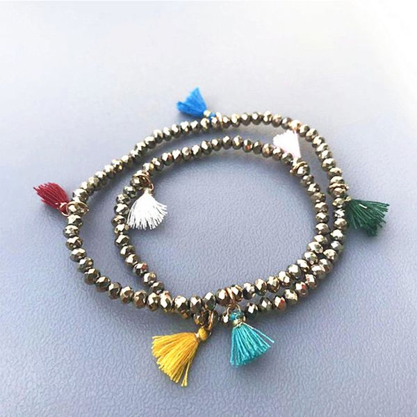 beaded, strands multicolor tassel crystal bead bracelets handmade atmosphere plexiglass couple ladies high jewelry christmas gift, Black
beaded, strands multicolor tassel crystal bead bracelets handmade atmosphere plexiglass couple ladies high jewelry christmas gift, Black