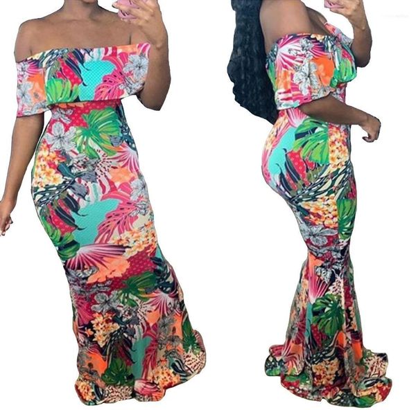 dresses fashion slim off shoulder floral mermaid dress women party dress women slash neck maxi, Black;gray
dresses fashion slim off shoulder floral mermaid dress women party dress women slash neck maxi, Black;gray