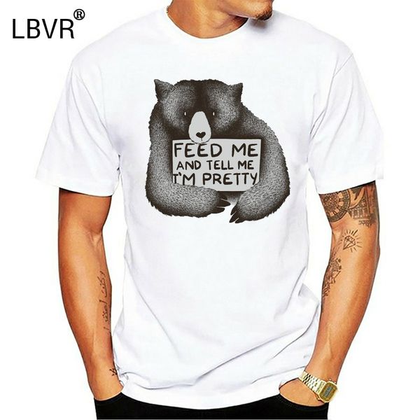 feed me and tell me i'm pretty t-shirt men cute short sleeve cotton t shirt fashion russia wild bear tee slim fit streetwear top
feed me and tell me i'm pretty t-shirt men cute short sleeve cotton t shirt fashion russia wild bear tee slim fit streetwear top