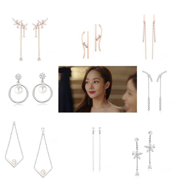 mengjiqiao 2020 korean star new trendy zircon drop earrings for women fashion jewelry micro paved boucle d'oreille gifts, Silver
mengjiqiao 2020 korean star new trendy zircon drop earrings for women fashion jewelry micro paved boucle d'oreille gifts, Silver