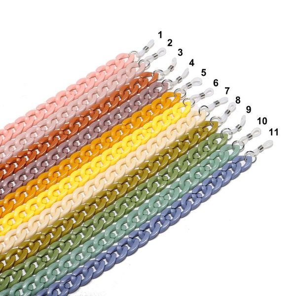 2020 chic resin acrylic multi-color wide eyeglasses chain simple fashion eyeglasses chain non-slip glasses cord accessories, Silver
2020 chic resin acrylic multi-color wide eyeglasses chain simple fashion eyeglasses chain non-slip glasses cord accessories, Silver