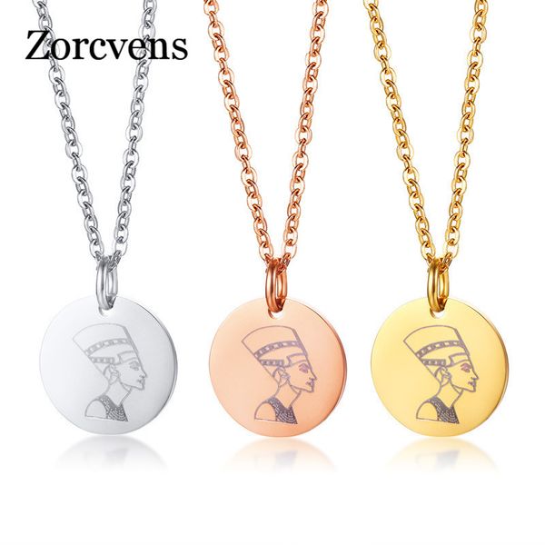 chains modyle elegant stainless steel cleopatra pendant necklace adjustable chain trendy female lady party jewelry for woman, Silver
chains modyle elegant stainless steel cleopatra pendant necklace adjustable chain trendy female lady party jewelry for woman, Silver