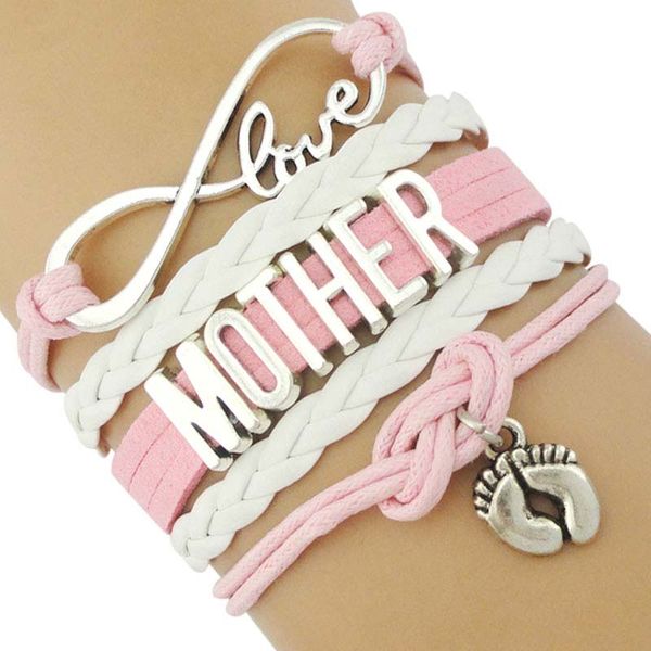 infinity love family mom bracelets for women mother baby shower mimi children bracelets for father papa dad, Red;blue
infinity love family mom bracelets for women mother baby shower mimi children bracelets for father papa dad, Red;blue