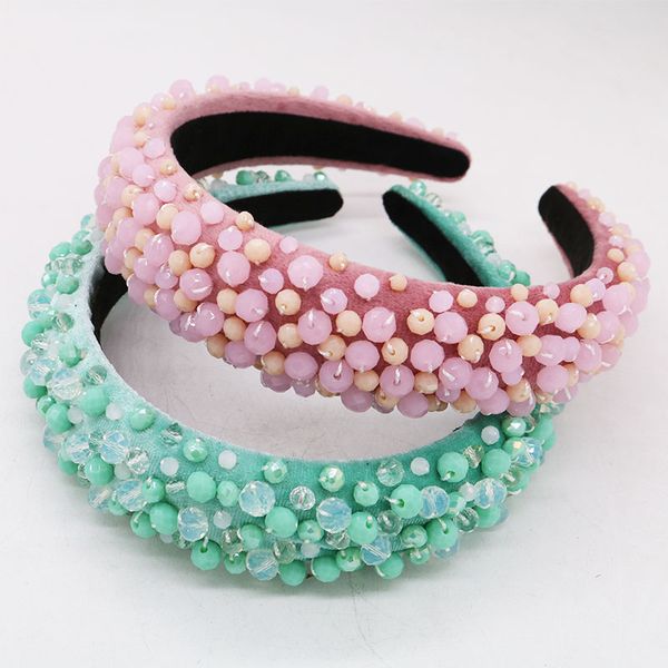 new tiara baroque tiaras and crowns wide velvet handmade hair band luxurious color crystal pearl wedding hair accessories crown, Golden;silver
new tiara baroque tiaras and crowns wide velvet handmade hair band luxurious color crystal pearl wedding hair accessories crown, Golden;silver