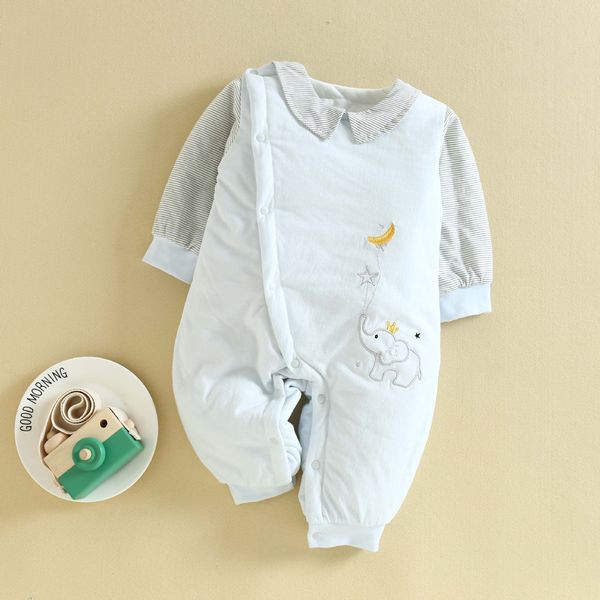 2020 new spring and autumn cotton baby one-piece suit warm babys romper cotton baby clothes, Blue
2020 new spring and autumn cotton baby one-piece suit warm babys romper cotton baby clothes, Blue