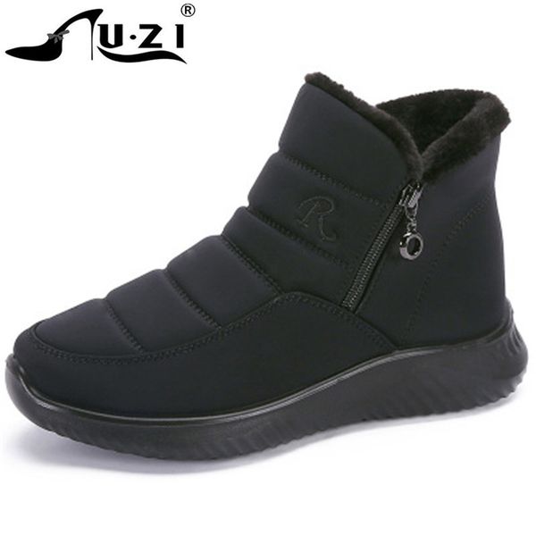 new women snow boots winter platform ladies warm cotton shoes lightweight comfortable middle-aged mother plush ankle boots, Black
new women snow boots winter platform ladies warm cotton shoes lightweight comfortable middle-aged mother plush ankle boots, Black