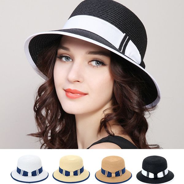 women's hat fedoras panama jazz caps elegant fashion sun caps for women straw hats uv protection panama floppy beach hats, Blue;gray
women's hat fedoras panama jazz caps elegant fashion sun caps for women straw hats uv protection panama floppy beach hats, Blue;gray