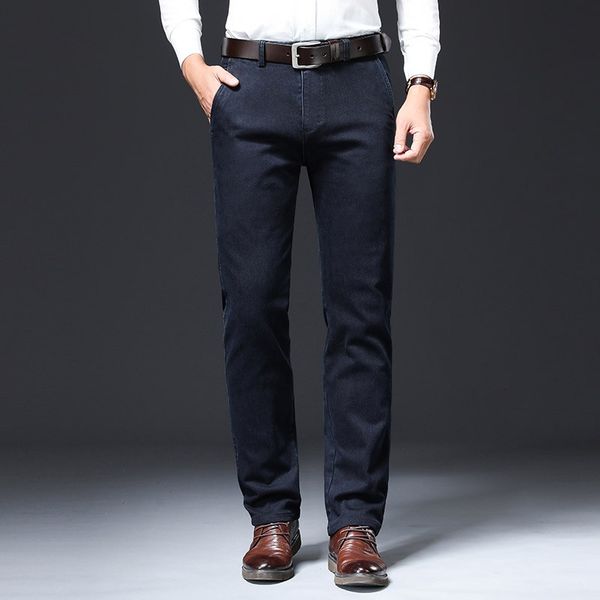 2021 autumn jeans men trousers male soft straight fit denim designer casual business pants pantalon hombre homme, Blue
2021 autumn jeans men trousers male soft straight fit denim designer casual business pants pantalon hombre homme, Blue