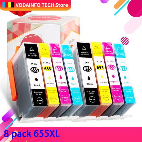 qsyrainbow 8pcs replacement ink cartridge 655 for 655 for deskjet 3525 5525 4615 4625 4525 6520 6525 6625 printer
qsyrainbow 8pcs replacement ink cartridge 655 for 655 for deskjet 3525 5525 4615 4625 4525 6520 6525 6625 printer