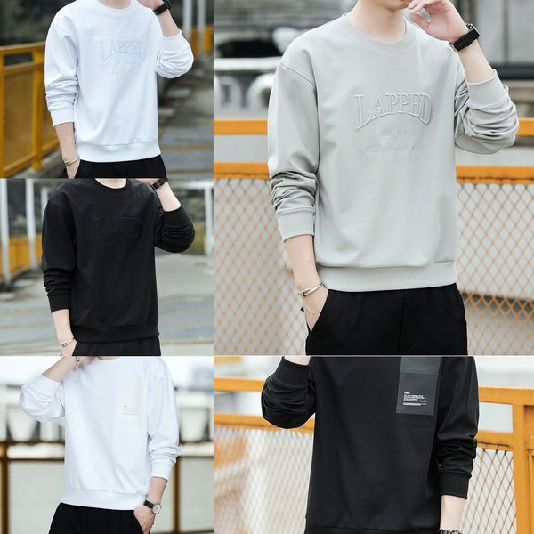 multi-style autumn new korean style men's sweater fashion casual men's long sleeve outfit t-shirt student outfit t-shirt round nec, Black
multi-style autumn new korean style men's sweater fashion casual men's long sleeve outfit t-shirt student outfit t-shirt round nec, Black