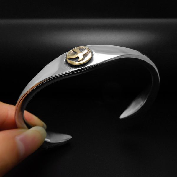 retro viking bangle polishing stainless steel bracelet gold color eagle cuff bracelets & bangles for men women unisex, Black
retro viking bangle polishing stainless steel bracelet gold color eagle cuff bracelets & bangles for men women unisex, Black