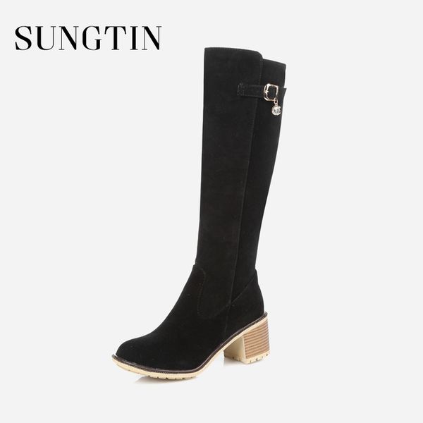 boots sungtin suede plus size 43 women warm winter ladies solid black flock high heel long woman casual knee
boots sungtin suede plus size 43 women warm winter ladies solid black flock high heel long woman casual knee