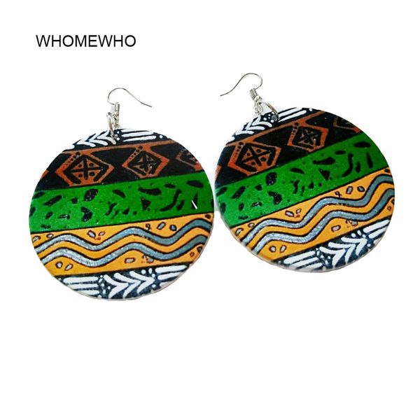 wood round africa tribal symbol totem bohemia earrings retro wooden african hiphop wave stripes jewelry party club accessories, Silver
wood round africa tribal symbol totem bohemia earrings retro wooden african hiphop wave stripes jewelry party club accessories, Silver