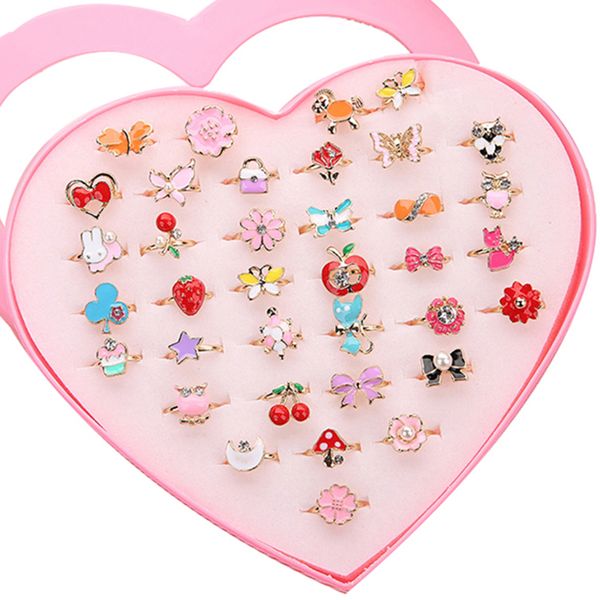 5pcs trendy children kids sweet cute adjustable cartoon crystal alloy animal enamel rings fashion jewelry girl gifts randomly, Golden;silver
5pcs trendy children kids sweet cute adjustable cartoon crystal alloy animal enamel rings fashion jewelry girl gifts randomly, Golden;silver