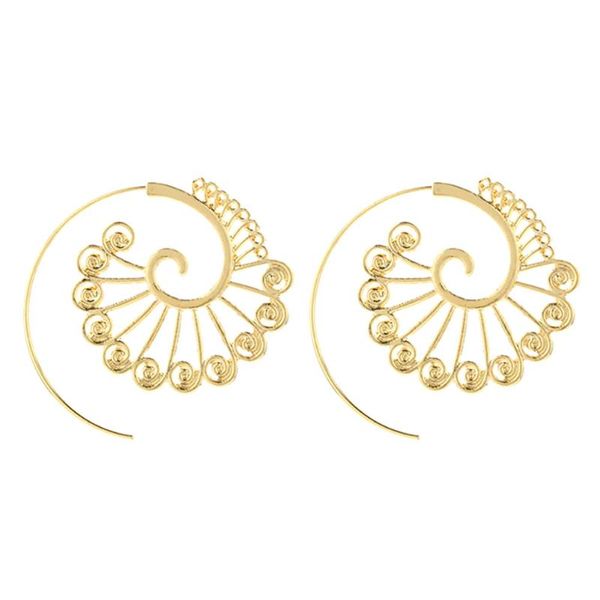 1 pair bohemian statement alloy whirlpool earrings for women jewelry 2020 gold color 4cm earring, Golden;silver
1 pair bohemian statement alloy whirlpool earrings for women jewelry 2020 gold color 4cm earring, Golden;silver