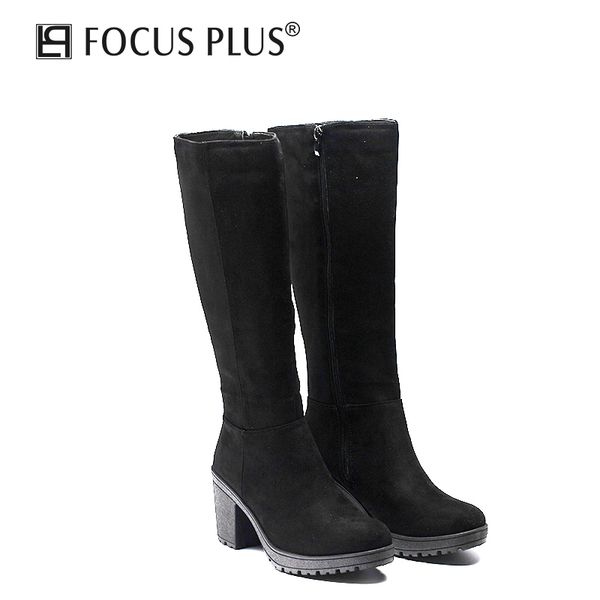 focusplus winter new black high-women's boots soft suede high-heeled boots women's xhds168-3
focusplus winter new black high-women's boots soft suede high-heeled boots women's xhds168-3