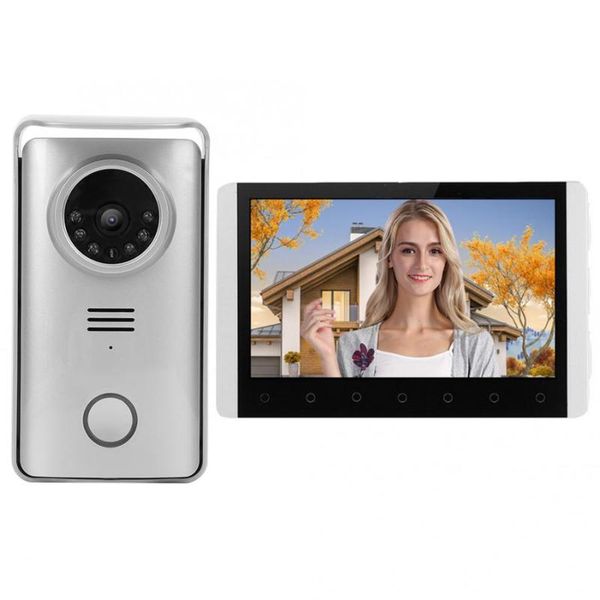 doorbells 7 inch tft lcd 2.4g wireless visual doorbell night vision video door phone intercom security system 100-240v
doorbells 7 inch tft lcd 2.4g wireless visual doorbell night vision video door phone intercom security system 100-240v