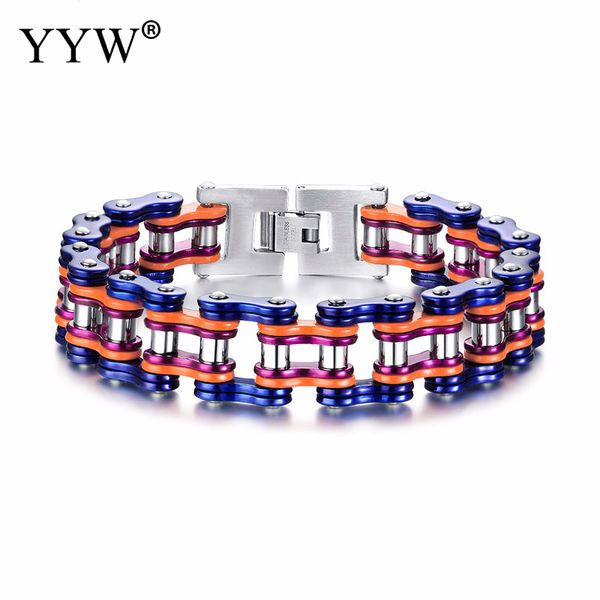 link, chain punk men stainless steel jewelry bracelet engine bike male bangle bicycle link pulseras fashion boys birthday gifts, Black
link, chain punk men stainless steel jewelry bracelet engine bike male bangle bicycle link pulseras fashion boys birthday gifts, Black