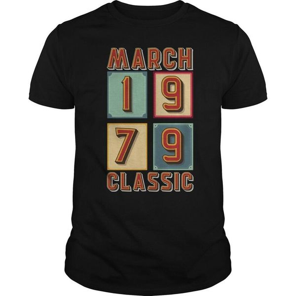 march 1979 - 40th birthday gift 40 yrs t-shirt distressed men summer short sleeves casual t-shirt s-3xl hip hop t shirt
march 1979 - 40th birthday gift 40 yrs t-shirt distressed men summer short sleeves casual t-shirt s-3xl hip hop t shirt