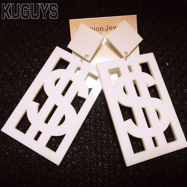 kuguys fashion jewelry oorbellen white black gold large earrings for women pendientes hiphop dollar drop earring dj ds brincos, Silver
kuguys fashion jewelry oorbellen white black gold large earrings for women pendientes hiphop dollar drop earring dj ds brincos, Silver