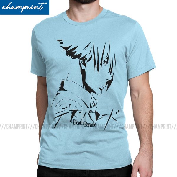 fun death parade decim bar anime t-shirt men o neck cotton t shirt short sleeve tees printed clothing
fun death parade decim bar anime t-shirt men o neck cotton t shirt short sleeve tees printed clothing