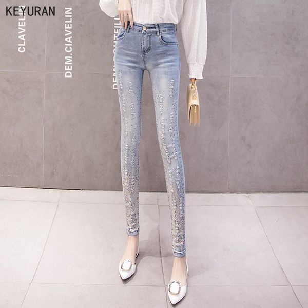 women's jeans light blue pencil pants women 2021 fashion holes ripped long trousers casual skinny pant ladies beaded rivet denim trouse
women's jeans light blue pencil pants women 2021 fashion holes ripped long trousers casual skinny pant ladies beaded rivet denim trouse