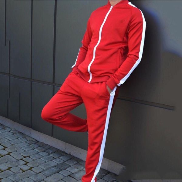 mens casual tracksuits 2020 new spring fall jacket and pants two pieces outdoor sports slim fit men tracksuit s-xl, Gray
mens casual tracksuits 2020 new spring fall jacket and pants two pieces outdoor sports slim fit men tracksuit s-xl, Gray