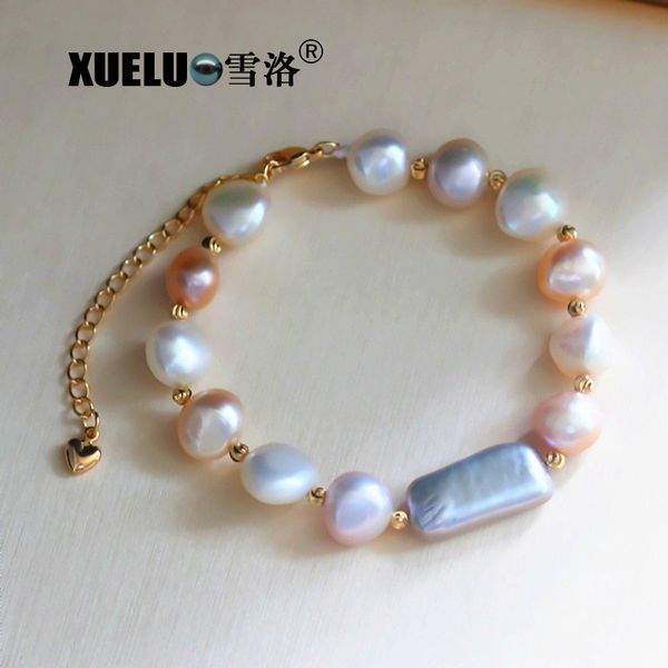 xueluo brand design последние моды real природные выращенный пресной воды pearl браслет в стиле барокко для рождественских подарков, Black
xueluo brand design последние моды real природные выращенный пресной воды pearl браслет в стиле барокко для рождественских подарков, Black