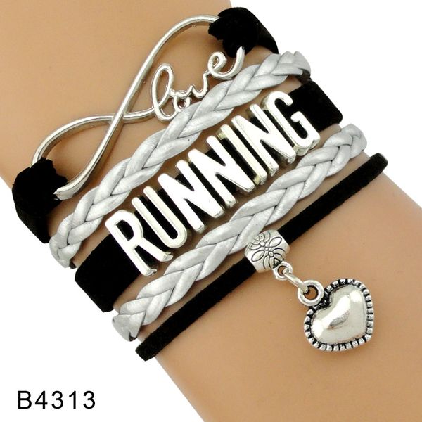 running shoe sneakers training marathon triathlon track and field charm leather bracelets for women, Golden;silver
running shoe sneakers training marathon triathlon track and field charm leather bracelets for women, Golden;silver