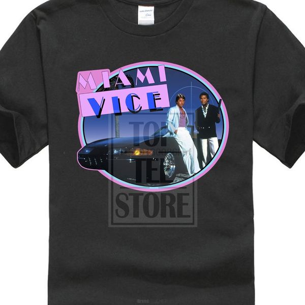 new miami vice 80retro tv series don johnson menblack t shirt size s 3xl 
new miami vice 80retro tv series don johnson menblack t shirt size s 3xl