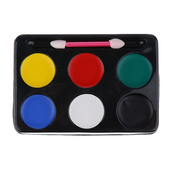 хэллоуин клоун 6 цветов макияж для лица краски palette fancy картины kit set, Black;red
хэллоуин клоун 6 цветов макияж для лица краски palette fancy картины kit set, Black;red