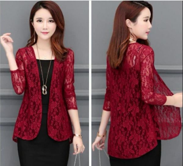 2020 summer cardigan new lace air conditioner cardigan outside short short hollow shawl jacket slim coat 92019, White;black
2020 summer cardigan new lace air conditioner cardigan outside short short hollow shawl jacket slim coat 92019, White;black