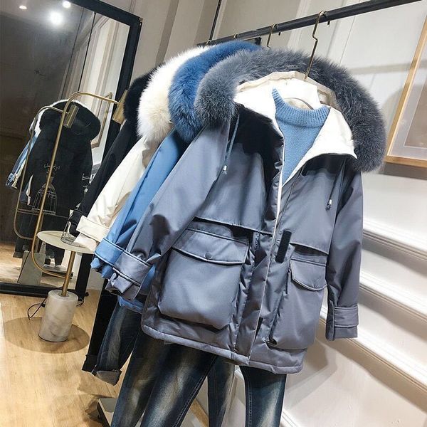 Women Winter Parkas Solid Color Women Coat with Fur Collar Cotton Jacket Coat New Arrival for Women Autumn Winter Casual Wear Size S-XL -1
Women Winter Parkas Solid Color Women Coat with Fur Collar Cotton Jacket Coat New Arrival for Women Autumn Winter Casual Wear Size S-XL -1