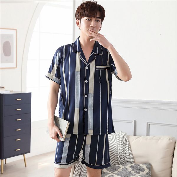 leisure 2020 summer men pajamas short sleeve male pajama set men sleepwear suit casual bottom homewear clothing nightwear, Black;brown
leisure 2020 summer men pajamas short sleeve male pajama set men sleepwear suit casual bottom homewear clothing nightwear, Black;brown
