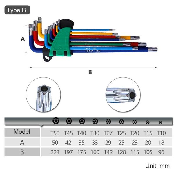 9pcs ball-head screwdriver hex wrench set hexagon torx star l type spanner tools g99a
9pcs ball-head screwdriver hex wrench set hexagon torx star l type spanner tools g99a